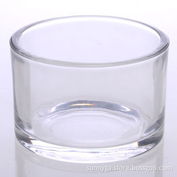 Round Shape Classic Tea Light Glass Candle Holder